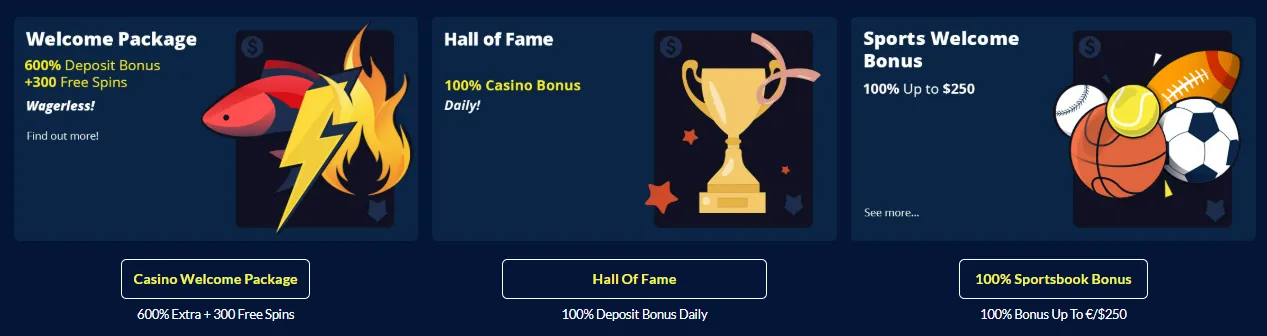 betfoxx casino welcome bonus